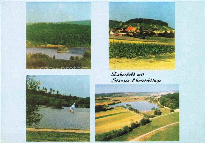 Zaberfeld Heilbronn BW Panorama mit Stausee Ehmetsklinge Luftbild