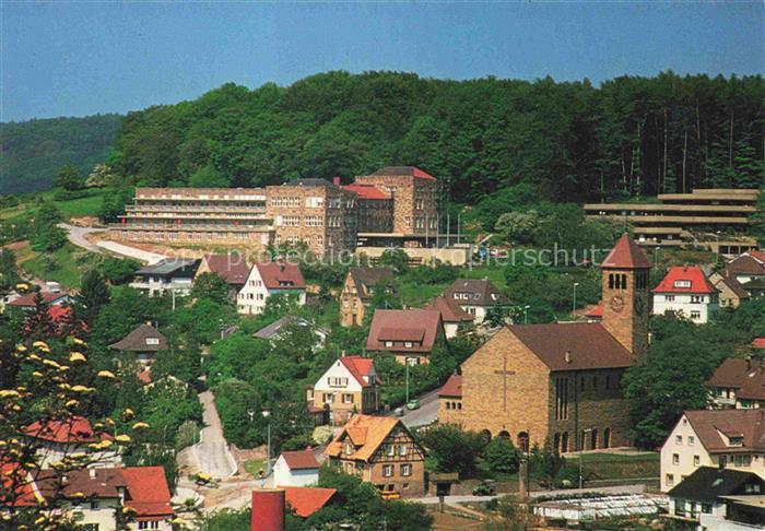 Maulbronn Ansicht mit Klinik Katholische Kirche