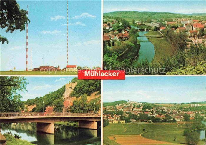 Muehlacker Panorama Sender Enz Bruecke