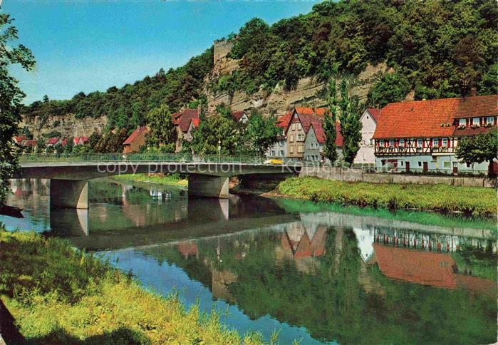 Muehlacker Partie an der Enz Burgruine