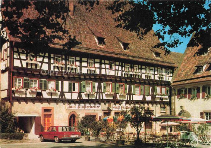 Maulbronn Klosterkeller einst Klosterschmiede Fachwerkhaus