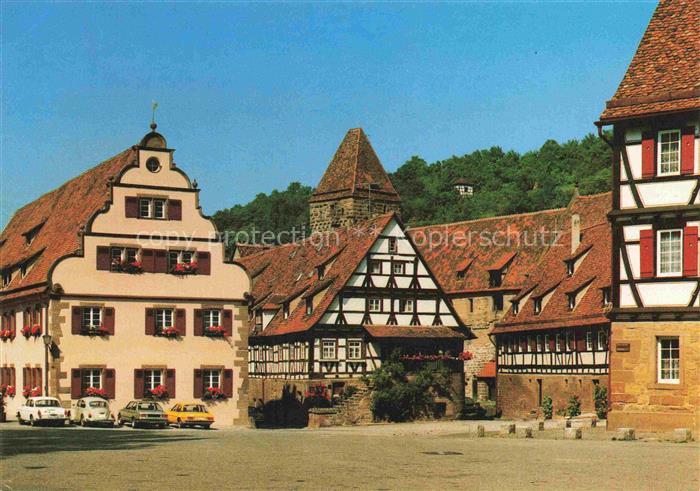 Maulbronn Kloster ehemaliges Zisterzienserkloster Fachwerkhaeuser