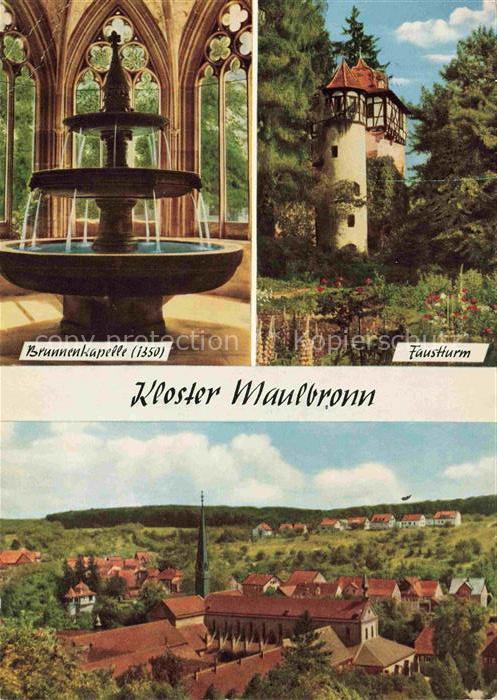 Maulbronn Kloster ehemaliges Zisterzienserkloster Brunnenkapelle Faustturm
