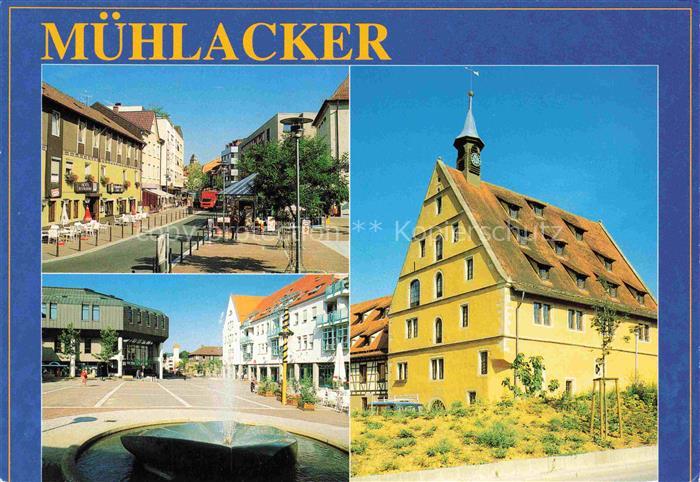 Muehlacker Motive Stadtzentrum Brunnen