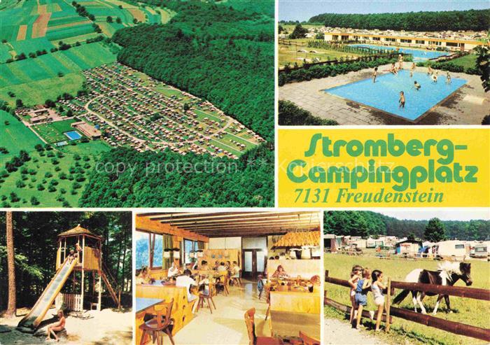 Freudenstein Knittlingen BW Stromberg Campingplatz Luftaufnahme Kinderspielplatz