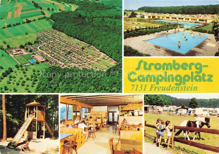 Freudenstein Knittlingen BW Stromberg Campingplatz Luftaufnahme Kinderspielplatz