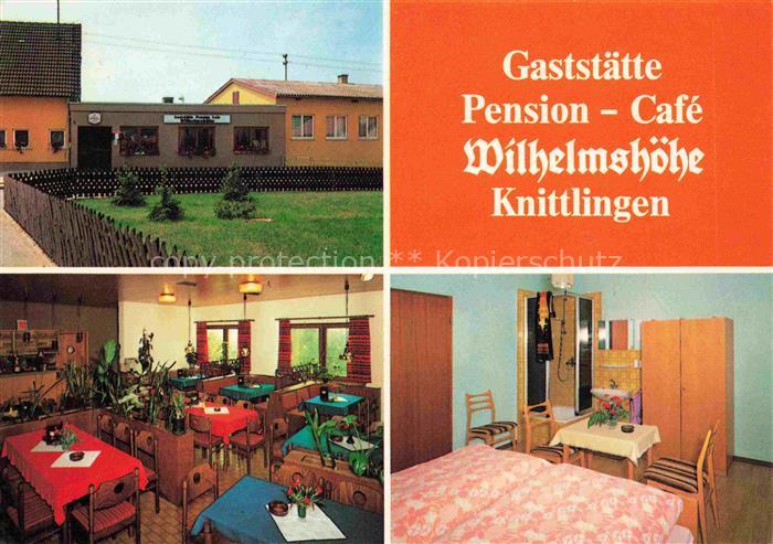 Knittlingen Enzkreis BW Gaststaette Pension Café Wilhelmshoehe Gastraum Fremdenz