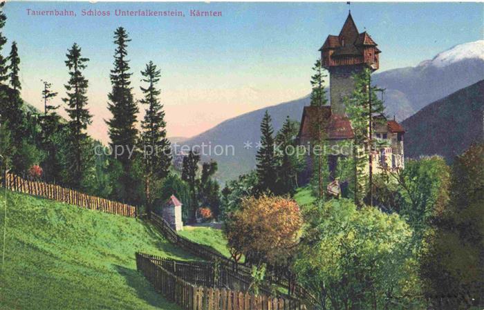 Tauernbahn Bad Gastein Pinzgau-Pongau AT Schloss Unterfalkenstein