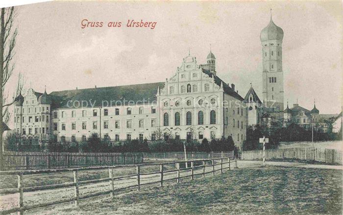 Ursberg Guenzburg Bayern Schloss Kirche