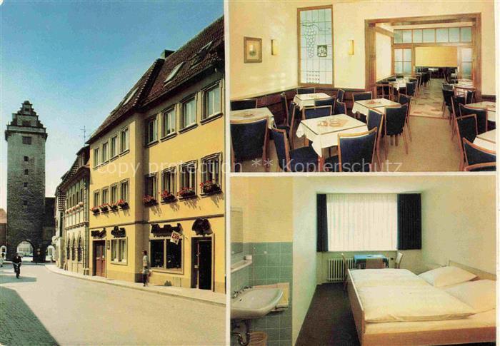 Volkach Hotel Garni Schmitt Gaststube Zimmer