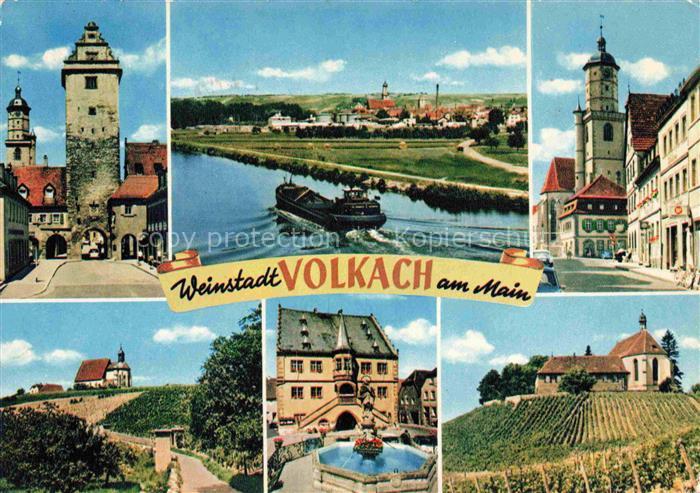 Volkach Stadttor Mainpartie Kirche Rathaus St Maria Kirche