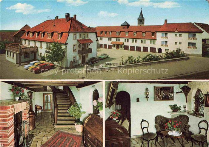 Biebelried Hotel Leicht Gastraeume Treppenaufgang