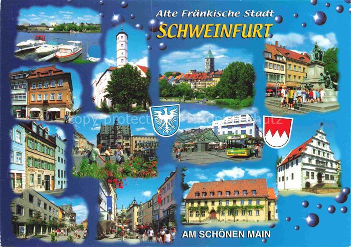 SCHWEINFURT Main Teilansichten Mainpartien