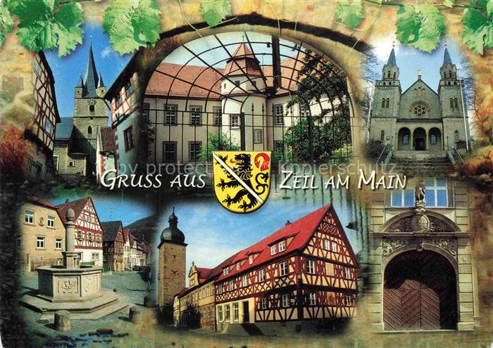 Zeil Main Hassberge Bayern Stadtpfarrkirche Jagdschloss Zeller Kaeppele Speiersb