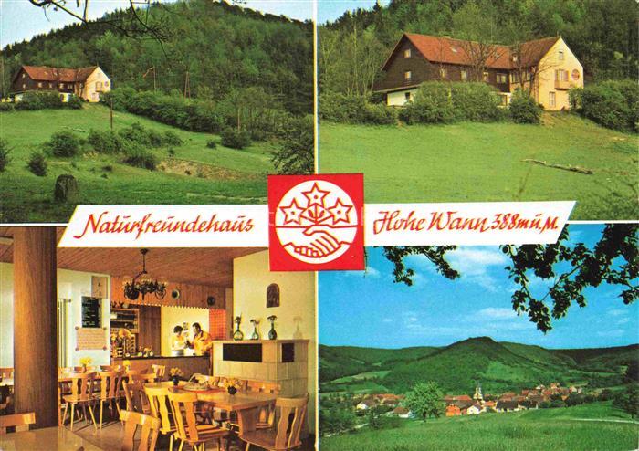 Krum Unterfranken Naturfreunde Hohe Wann Gastraum Panorama