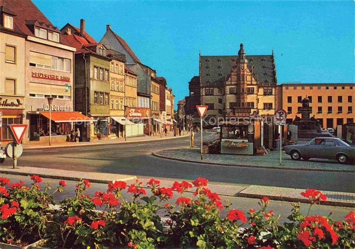 SCHWEINFURT Main Marktplatz mit Rathaus