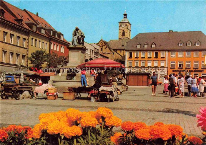 SCHWEINFURT Main Marktplatz
