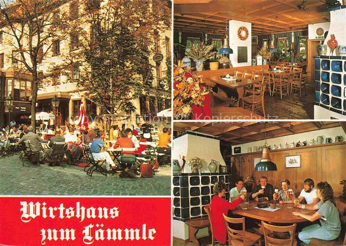 WueRZBURG Bayern Wirtshaus zum Laemmle Gastraeume