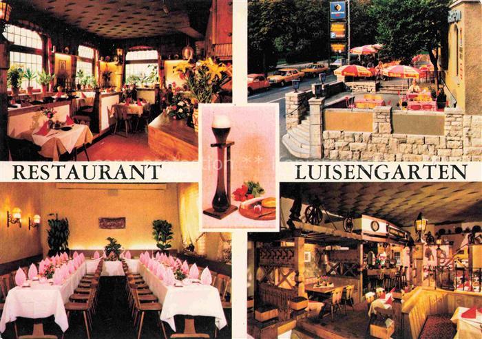 WueRZBURG Bayern Restaurant Luisengarten Gastraeume Terrasse