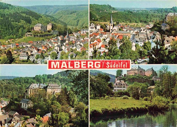 Malberg Eifel Fliegeraufnahmen Schlosspartien