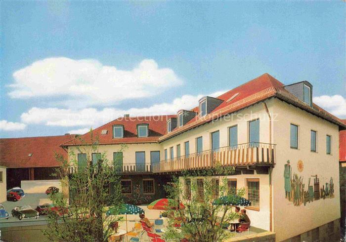 Erlabrunn Unterfranken Wuerzburg Bayern Weinhaus Flach