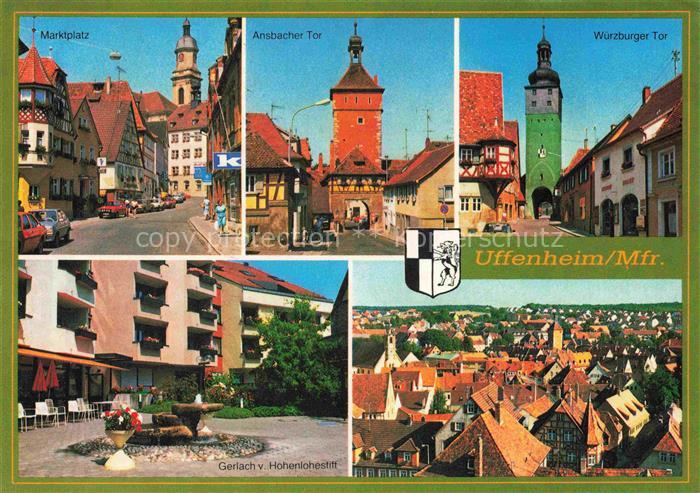 Uffenheim Neustadt Aisch-Bad Windsheim Bayern Marktplatz Ansbacher Tor Wuerzburg