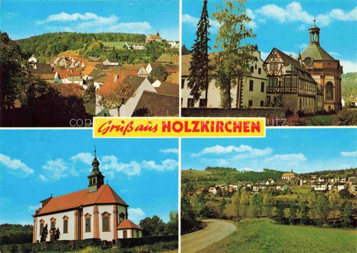 Holzkirchen Unterfranken Hotel Benedictushof ehem Benediktiner Kloster Panorama