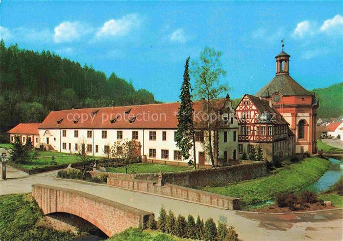 Holzkirchen Unterfranken Hotel Benedictushof ehem Benediktiner Kloster Panorama