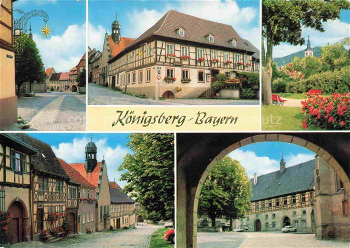 Koenigsberg Bayern Gasthaus zum Goldenen Stern Ortspartien