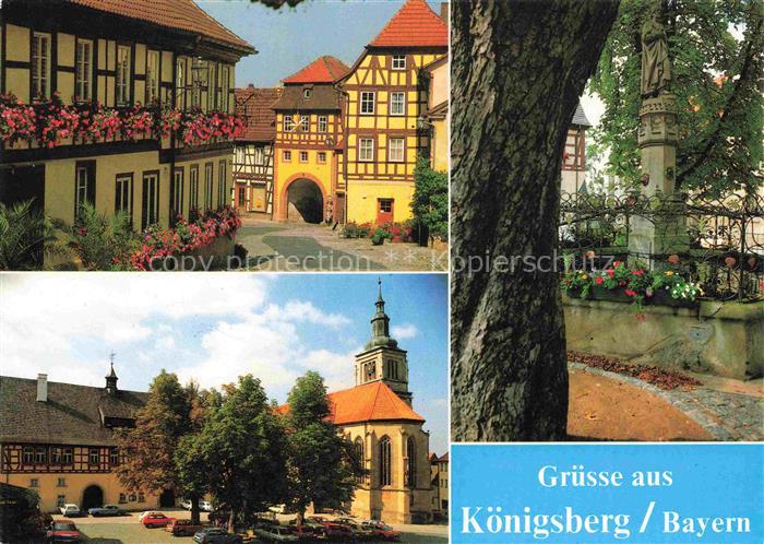 Koenigsberg Bayern Ortsmotive Kirche