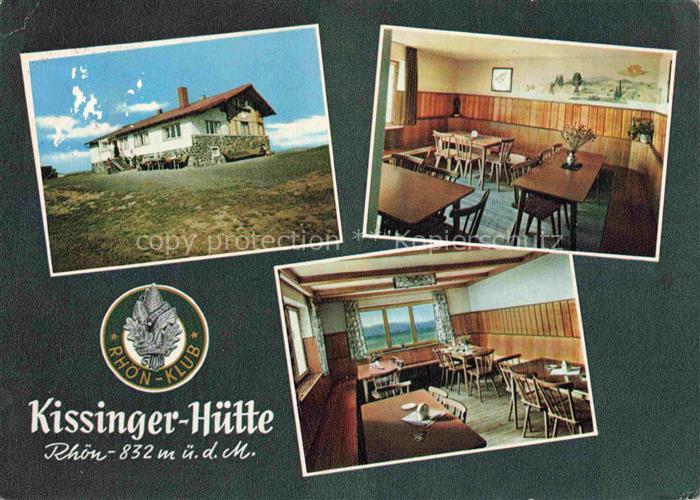 Kissingerhuette 832m Feuerberg Wildflecken Bad Kissingen Bayern Ansicht Gastraeu