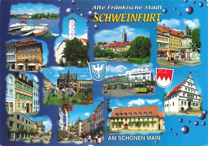 SCHWEINFURT Main Teilansichten Am schoenen Main