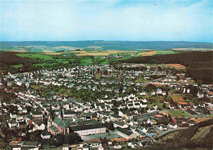 Pruem Eifel Rheinland-Pfalz Fliegeraufnahme