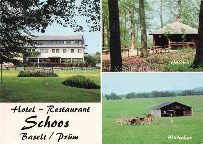 Baselt Pruem Eifel Hotel Restaurant Schoos Grillhuette Wildgehege