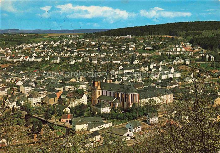Pruem Eifel Rheinland-Pfalz Fliegeraufnahme