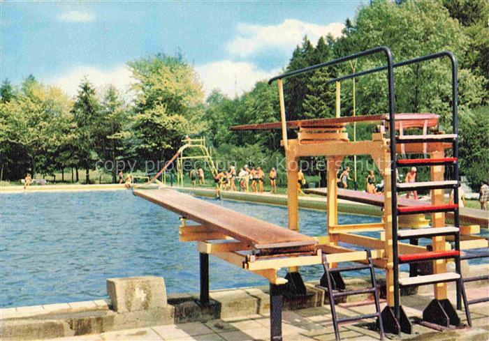 Pruem Eifel Rheinland-Pfalz Waldbad