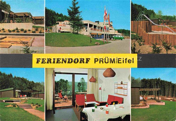 Pruem Eifel Rheinland-Pfalz Feriendorf des Erholungswerks der Deutschen Bundespo
