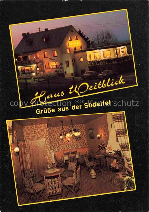 Scheidchen Waxweiler Eifelkreis Bitburg-Pruem Rheinland-Pfalz Hotel Haus Weitbli