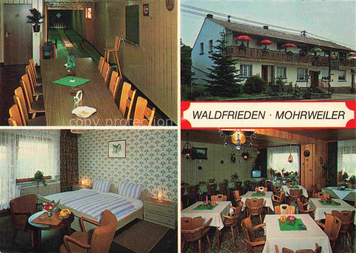 Mohrweiler Malberg Eifelkreis Bitburg-Pruem Rheinland-Pfalz Gasthof Waldfrieden