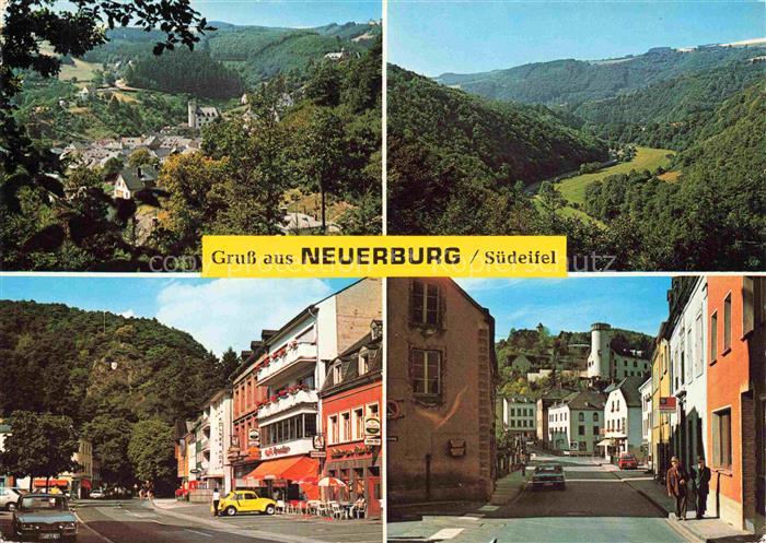 Neuerburg Eifel Bitburg-Pruem Panorama Strassenpartien