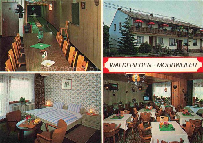 Mohrweiler Malberg Eifelkreis Bitburg-Pruem Rheinland-Pfalz Gasthof Waldfrieden