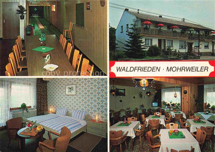 Mohrweiler Malberg Eifelkreis Bitburg-Pruem Rheinland-Pfalz Gasthof Waldfrieden