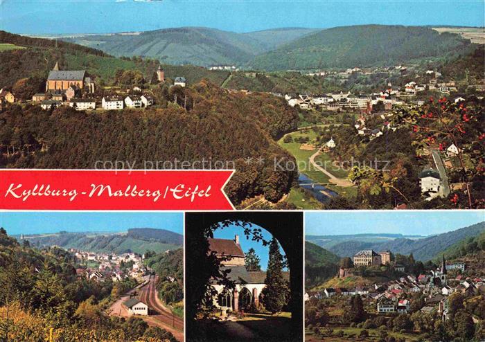 Malberg Eifel Fliegeraufnahme Panorama Teilansichten