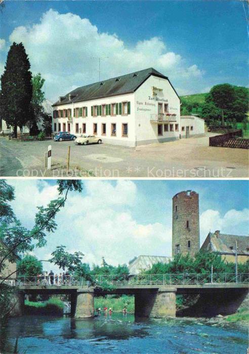 Rittersdorf Eifel Hotel Zur Wisselsbach Bruecke Turm
