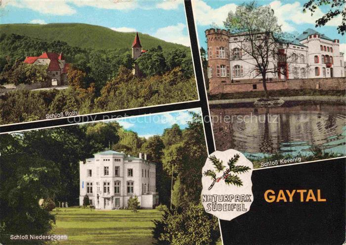 Gaytal Koerperich Rheinland-Pfalz Schloss Roth Schloss Kevenig Schloss Niedersge