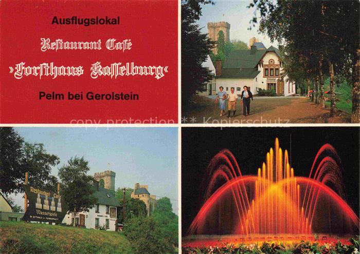 Pelm Restaurant Forsthaus Kasselburg Schloss Leuchtfontaene