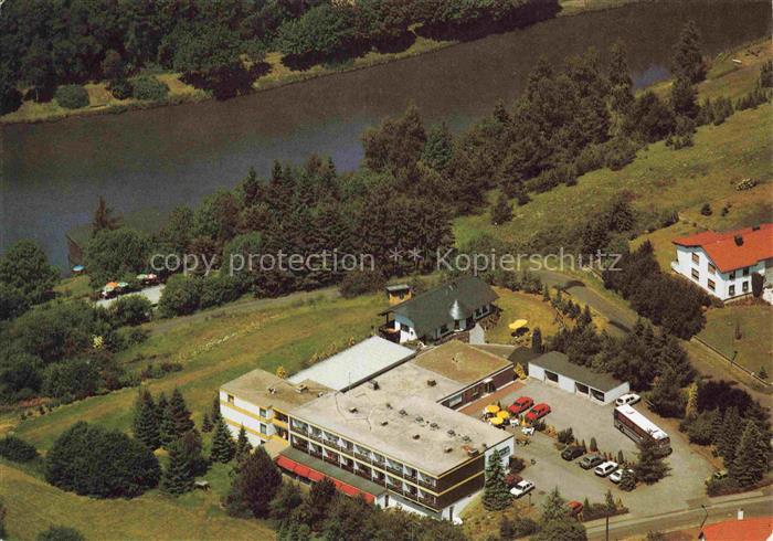 Gerolstein Rheinland-Pfalz Seehotel am Stausee Fliegeraufnahme