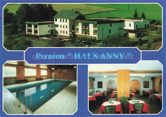 Desserath Deudesfeld Hotel Pension Haus Anny Hallenbad Gastraum