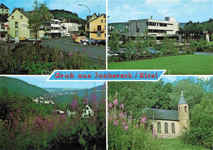 Juenkerath Ortspartie Rathaus Panorama Kirche