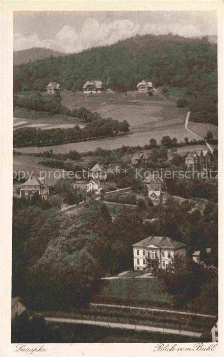 Friedrichshuette Bad Laasphe Hotel Fasanerie Panorama Blick vom Buhl